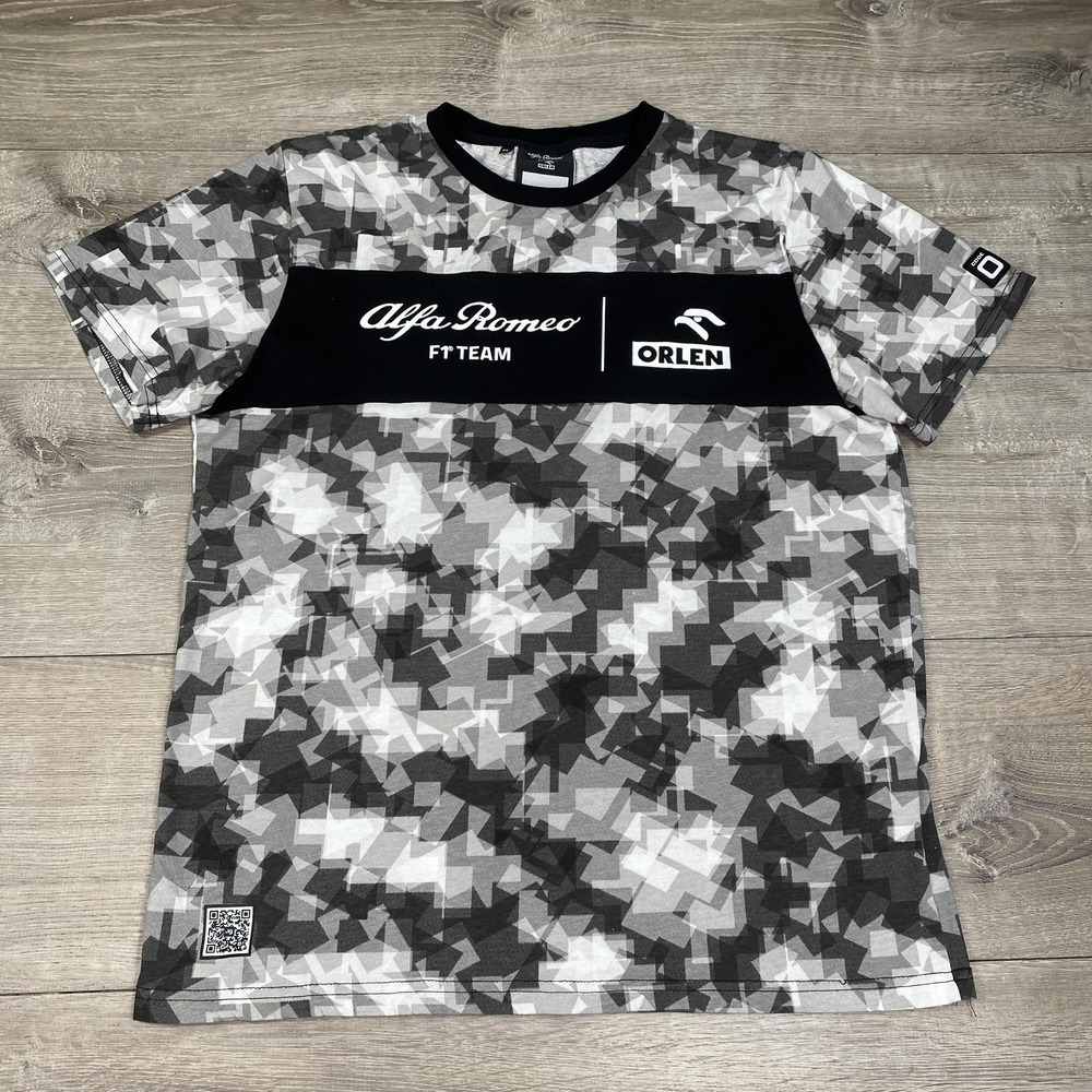 Code Zero Shirt Mens XL Gray‎ Alfa Romeo F1 Team Orlen Graphic Short Sleeve